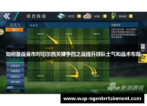 如何备战曼市对切尔西关键争四之战提升球队士气和战术布局
